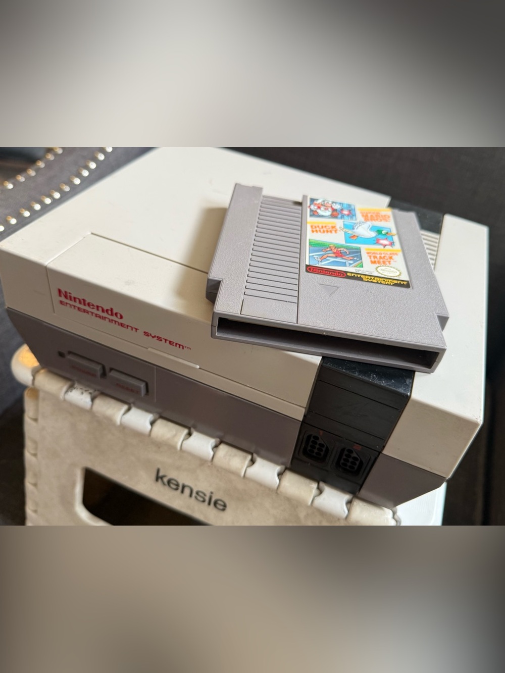Authentic Original Nintendo NES Console with Game